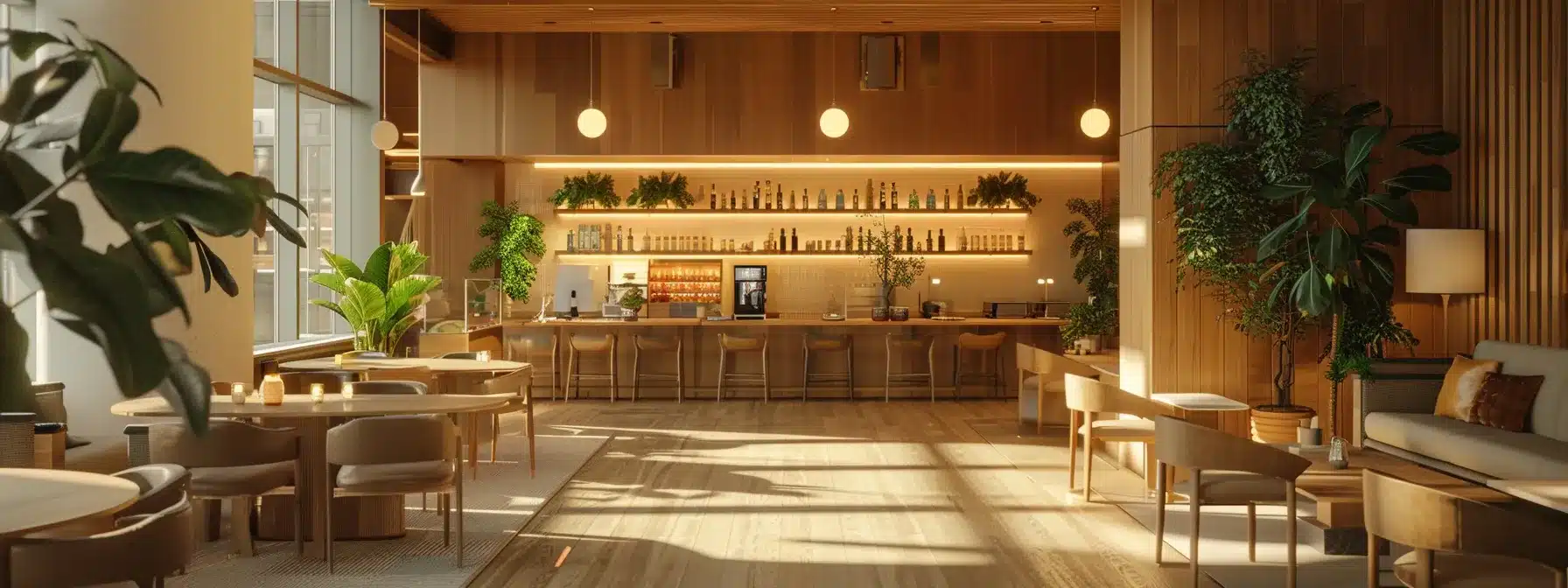 an inviting and thoughtfully designed senior assisted living facility in new york city, showcasing residents engaged in supportive activities, with warm lighting highlighting a spacious communal area that embodies empathy-driven dementia care.