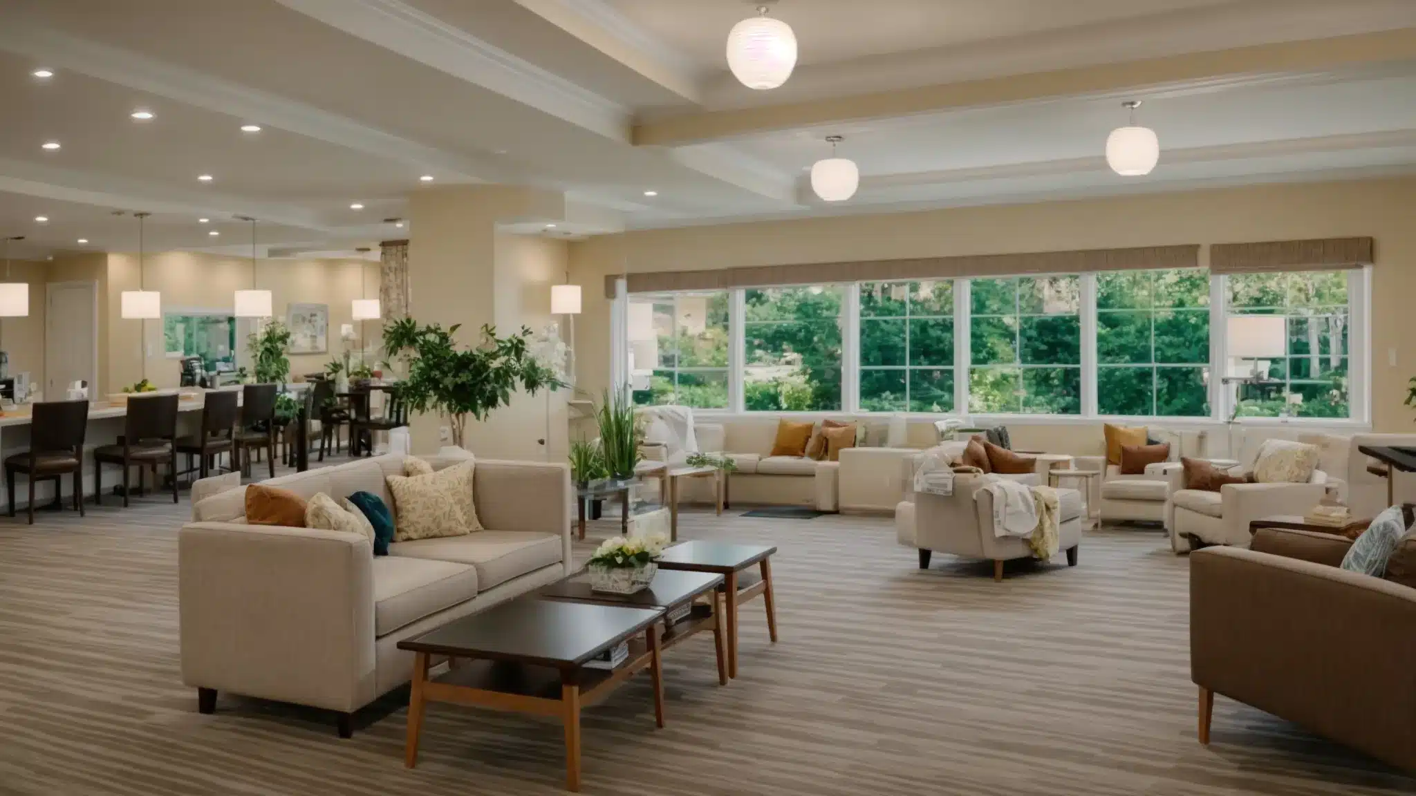 a serene and inviting assisted living environment in ypsilanti, showcasing residents joyfully engaging in tailored fitness activities, surrounded by personalized spaces that reflect their unique lifestyles and preferences.